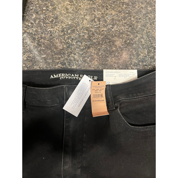 New American Eagle Super Super Stretch Hi-Rise Slim Flare Jeans - Picture 8 of 8